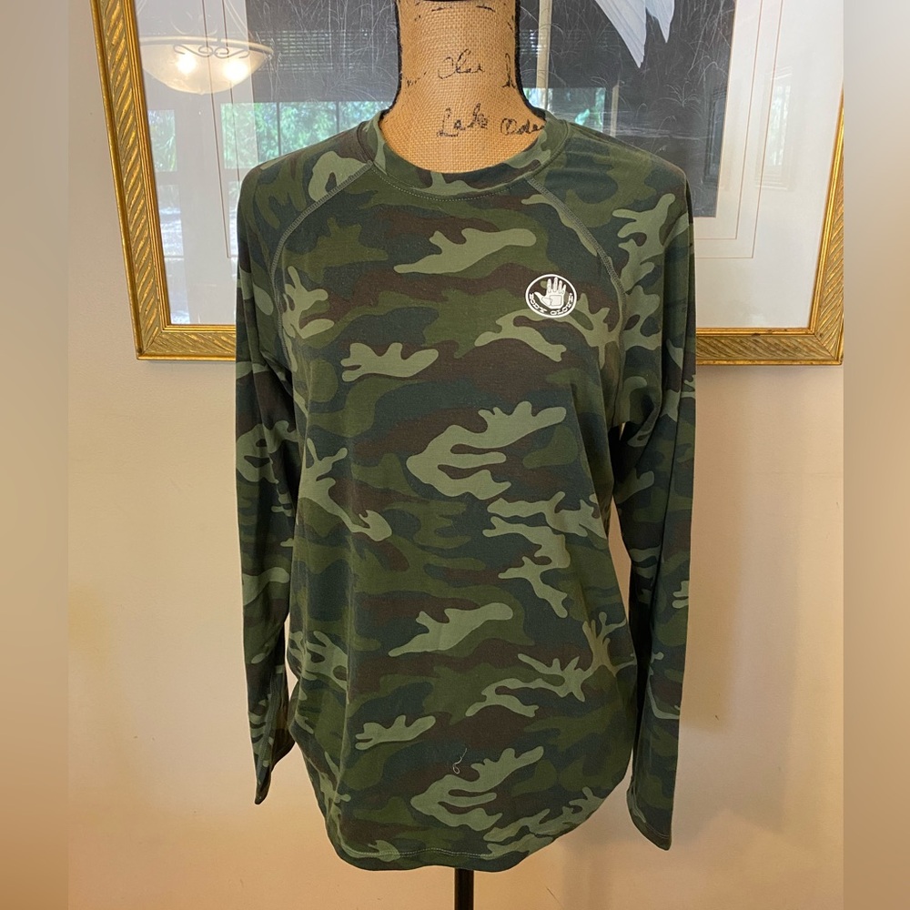 Body Glove Men’s Small Camo Long Sleeve Sun Shirt Relaxed Fit LNWOT